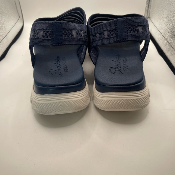 Skechers Yoga Foam Dual Lite Ride women’s navy Sandals mesh size 9 - Picture 5 of 9